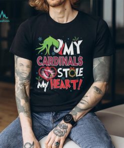 Grinch My Arizona Cardinals Stole My Heart Football T Shirt