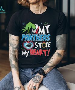 Grinch My Carolina Panthers Stole My Heart Football T Shirt