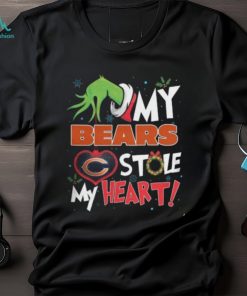 Grinch My Chicago Bears Stole My Heart Football T Shirt