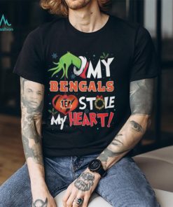Grinch My Cincinnati Bengals Stole My Heart Football T Shirt