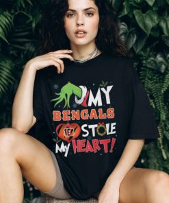 Grinch My Cincinnati Bengals Stole My Heart Football T Shirt