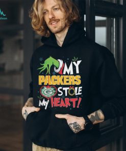 Grinch My Green Bay Packers Stole My Heart Football T Shirt