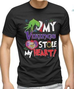 Grinch My Heart Minnesota Football Shirt