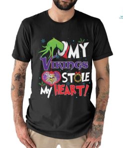 Grinch My Heart Minnesota Football Shirt
