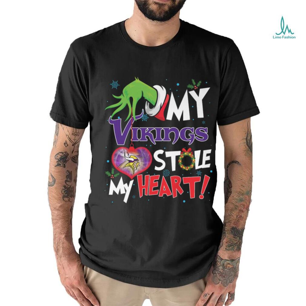 Grinch My Heart Minnesota Football Shirt Grinch My Heart Minnesota Football Shirt