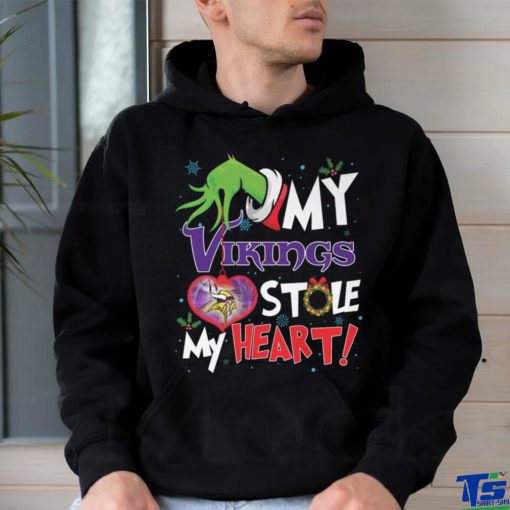 Grinch My Heart Minnesota Football Shirt