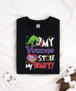 Grinch My Heart Minnesota Football Shirt