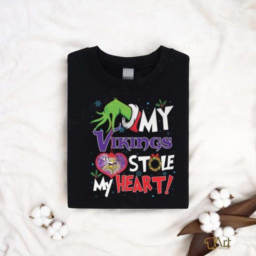 Grinch My Heart Minnesota Football Shirt