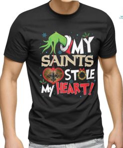 Grinch My Heart New Orleans Football Shirt