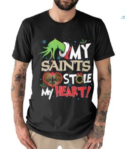 Grinch My Heart New Orleans Football Shirt