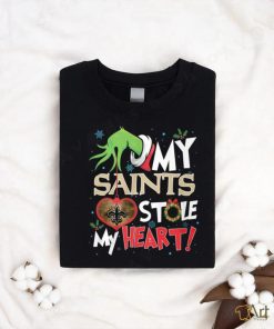 Grinch My Heart New Orleans Football Shirt