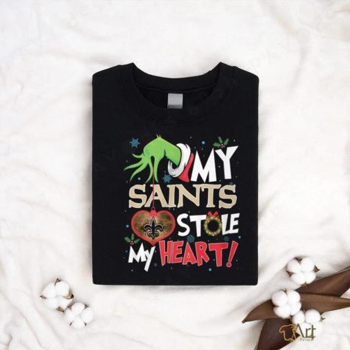 Grinch My Heart New Orleans Football Shirt