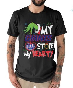 Grinch My Heart New York Football T Shirt