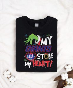 Grinch My Heart New York Football T Shirt