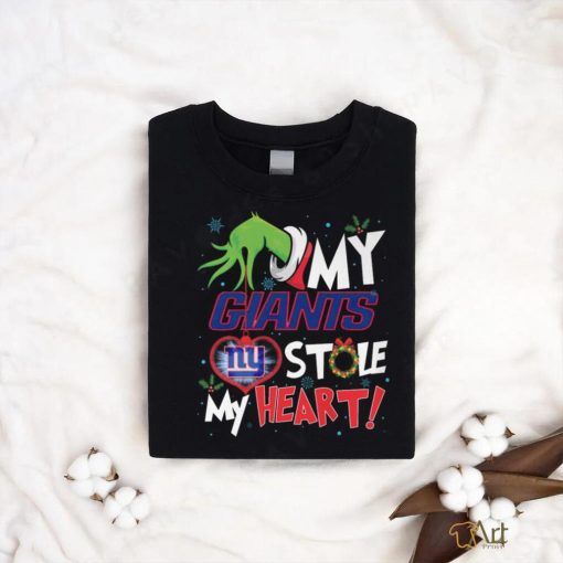 Grinch My Heart New York Football T Shirt