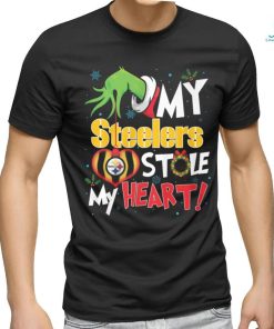 Grinch My Heart Pittsburgh Football Shirt