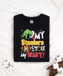 Grinch My Heart Pittsburgh Football Shirt