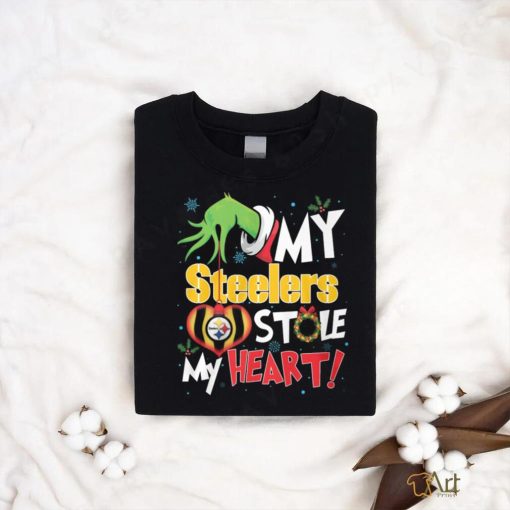 Grinch My Heart Pittsburgh Football Shirt