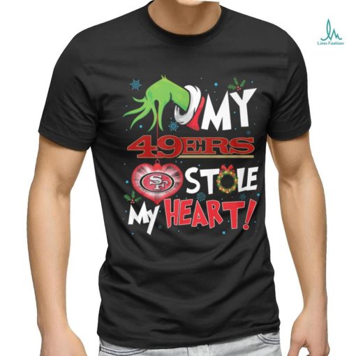 Grinch My Heart San Francisco Football Shirt