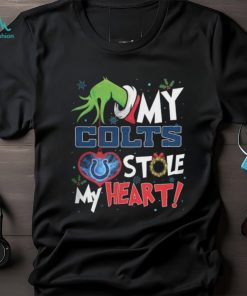 Grinch My Indianapolis Colts Stole My Heart Football T Shirt
