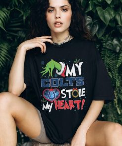 Grinch My Indianapolis Colts Stole My Heart Football T Shirt