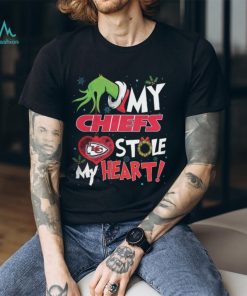 Grinch My Kansas City Chiefs Stole My Heart Football T Shirt