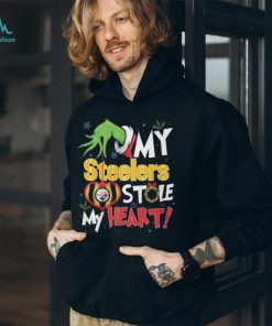 Grinch My Pittsburgh Steelers Stole My Heart Football T Shirt
