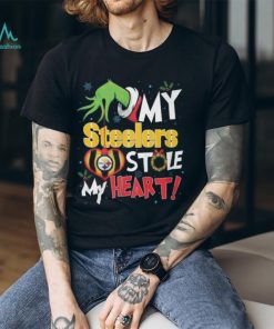 Grinch My Pittsburgh Steelers Stole My Heart Football T Shirt