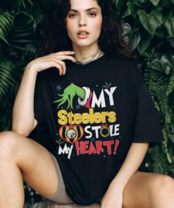 Grinch My Pittsburgh Steelers Stole My Heart Football T Shirt