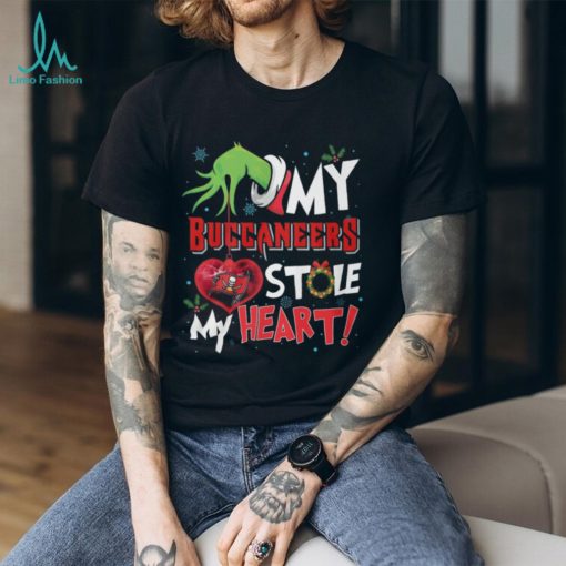 Grinch My Tampa Bay Buccaneers Stole My Heart Football T Shirt