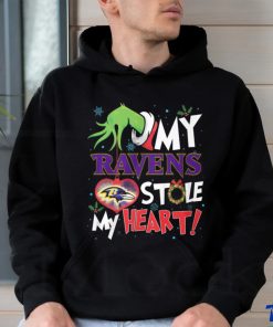 Grinch My heart Baltimore Football Shirt