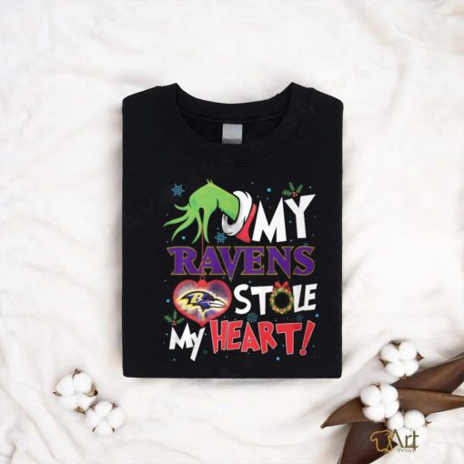 Grinch My heart Baltimore Football Shirt