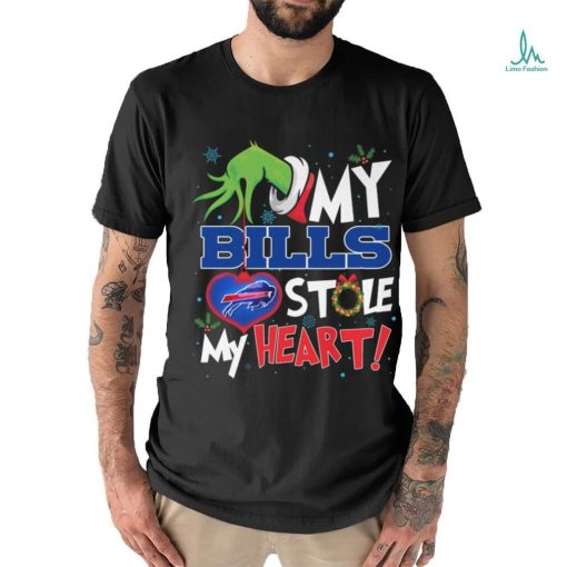 Grinch My heart Buffalo Football Shirt