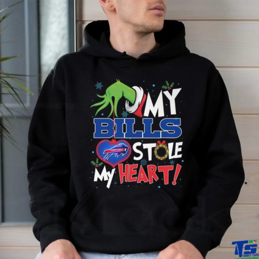 Grinch My heart Buffalo Football Shirt