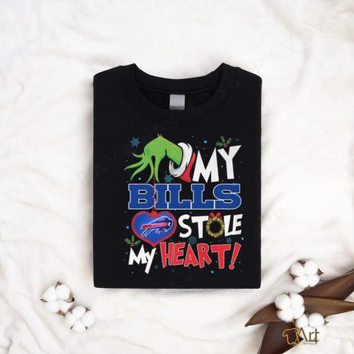 Grinch My heart Buffalo Football Shirt