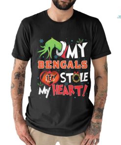 Grinch My heart Cincinnati Football Shirt