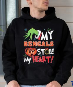 Grinch My heart Cincinnati Football Shirt