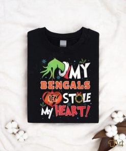 Grinch My heart Cincinnati Football Shirt