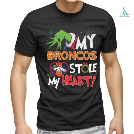 Grinch My heart Denver Football Shirt