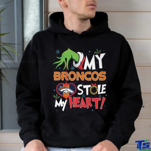 Grinch My heart Denver Football Shirt