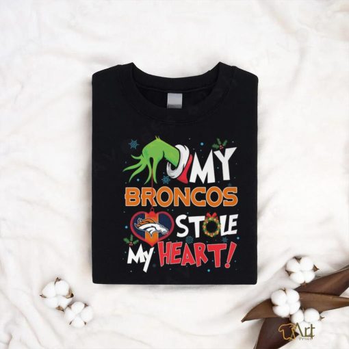 Grinch My heart Denver Football Shirt