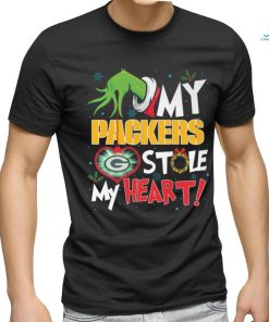 Grinch My heart Green Bay Football Shirt