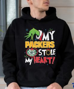 Grinch My heart Green Bay Football Shirt