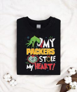 Grinch My heart Green Bay Football Shirt