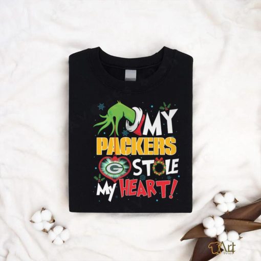 Grinch My heart Green Bay Football Shirt