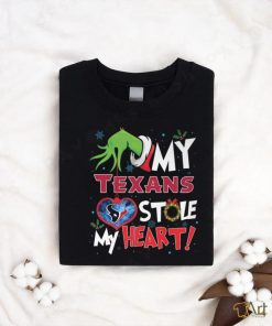 Grinch My heart Houston Football Shirt