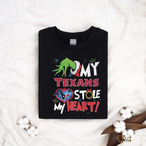 Grinch My heart Houston Football Shirt