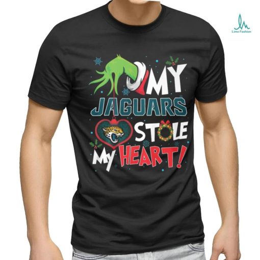 Grinch My heart Jacksonville Football Shirt