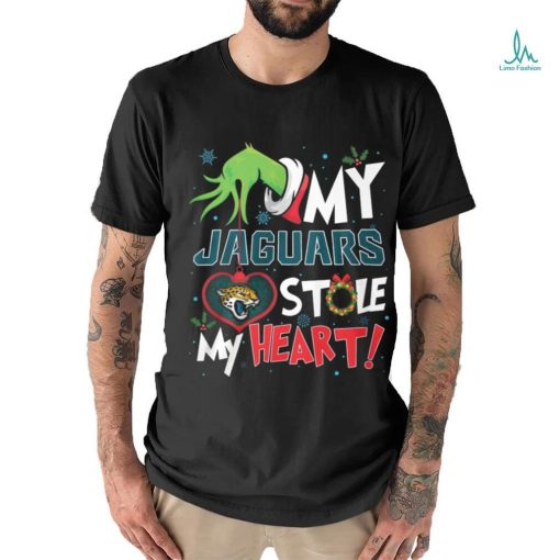 Grinch My heart Jacksonville Football Shirt