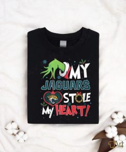 Grinch My heart Jacksonville Football Shirt